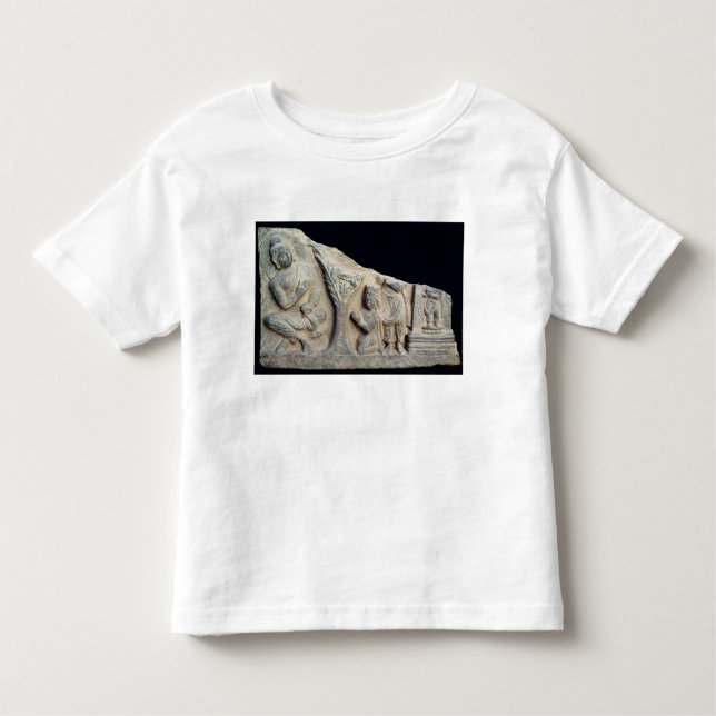 Detail des Entlastungsfrieses darstellend gesetzt Kleinkind T-shirt (Vorderseite)