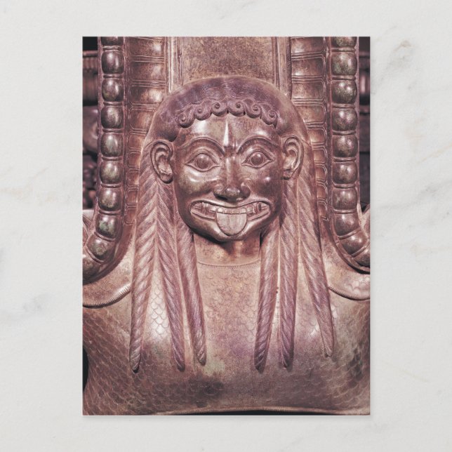 Detail des Gorgonien-Handles aus einem Krater Postkarte (Vorderseite)