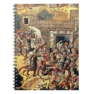 Detail des Versuchs, das Querfacin Notizblock