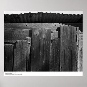 Detail des Zauns, UC Santa Cruz, 1963 Poster
