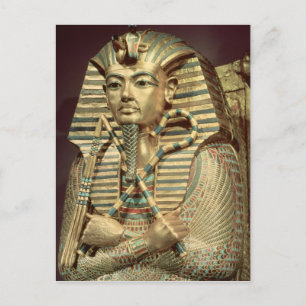Detail des zweiten Mummiform-Sarges Postkarte