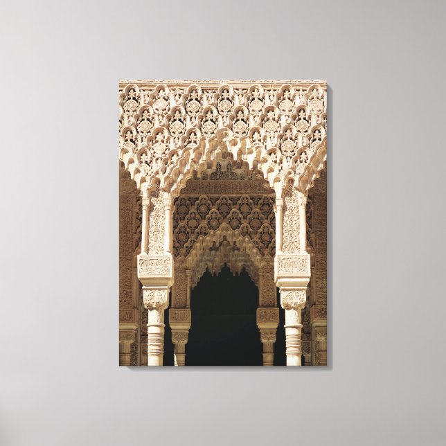 Detail einer Galerie vom Hof Leinwanddruck (Vorderseite)