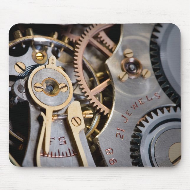 Detail einer Taschenuhr Mousepad (Vorne)