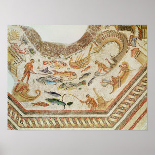 Detail Fisch aus Vega Baja Poster