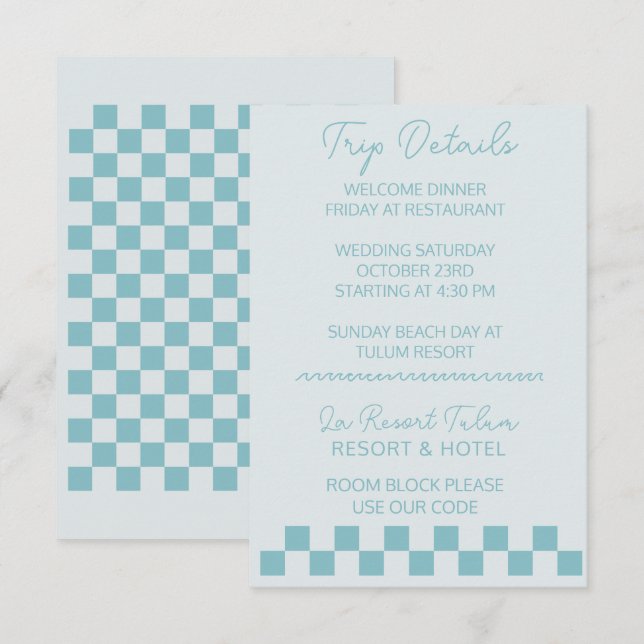 Detail Hochzeitkarte Dankeskarte (Vorne/Hinten)