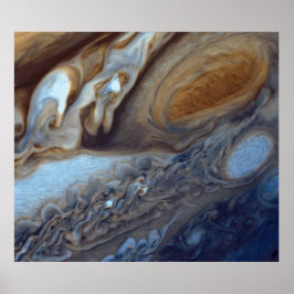 Detail Jupiter Atmosphäre Großer Roter Fleck Poster