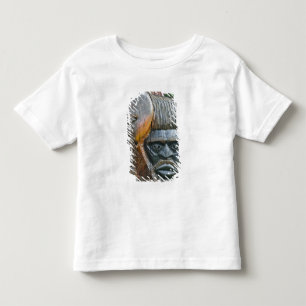 Detail Kanak Totem Pol, Noumea, Neu Kleinkind T-shirt