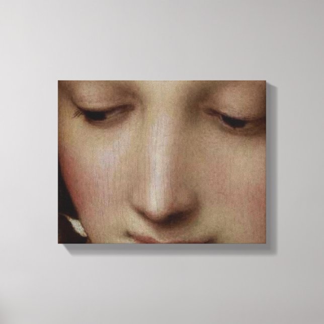 Detail Madonna der Wiese Leinwanddruck (Vorderseite)