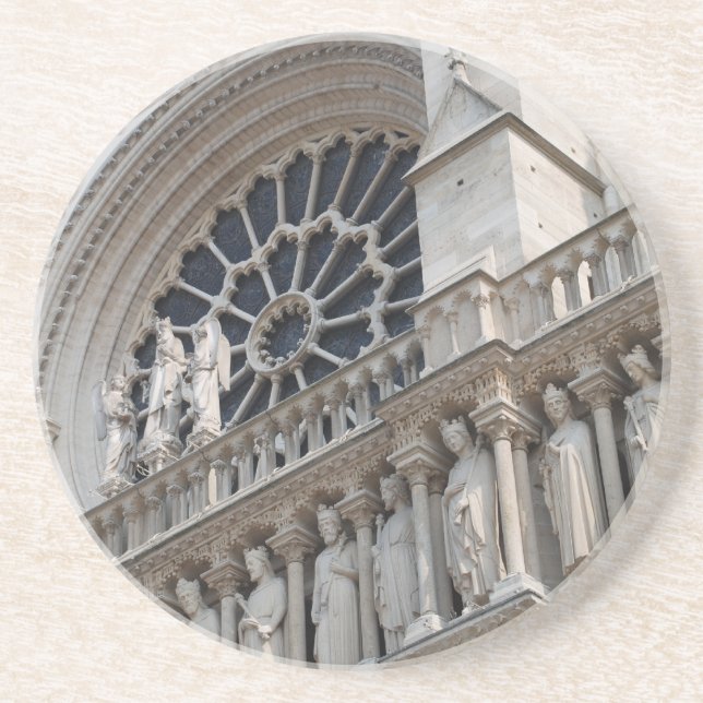 Detail Notre Dame Getränkeuntersetzer (Vorne)