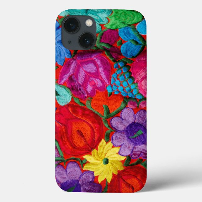 Detail of traditional embroidery floral textile Case-Mate iPhone hülle (Rückseite)