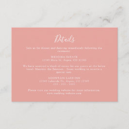 Detail Peach Begleitkarte