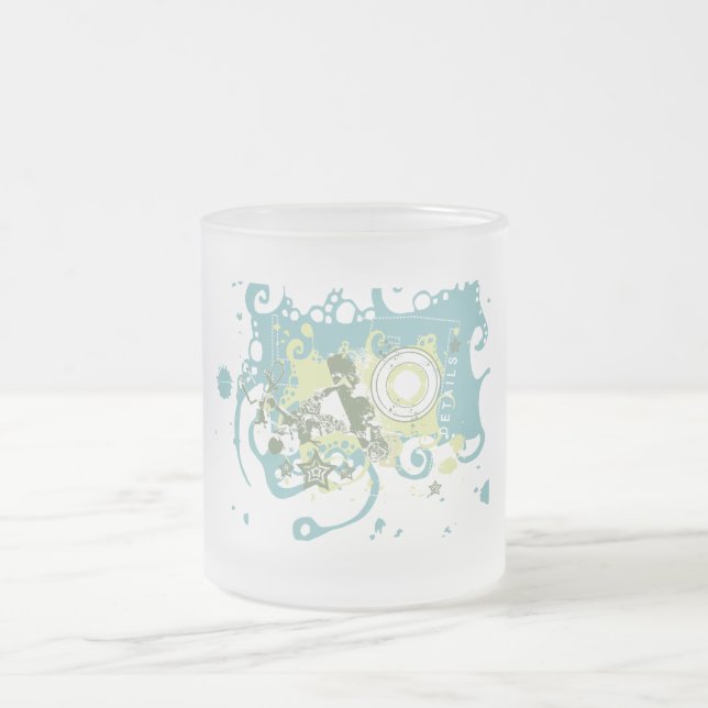 Detail-Snowboarding-T-Shirts und Geschenke Mattglastasse (Mittel)