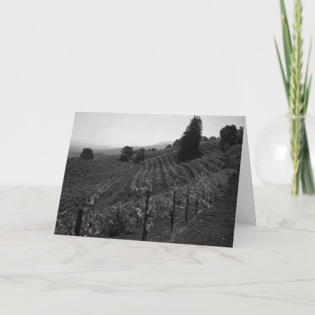 Detail, Textilkaufmann-Weinberge nähern sich St. Karte (Vorderseite)