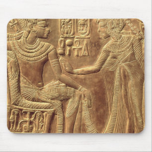 Detail vom goldenen Schrein von Tutankhamun Mousepad