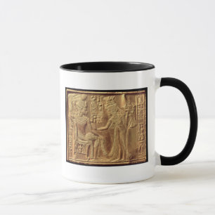 Detail vom goldenen Schrein von Tutankhamun Tasse