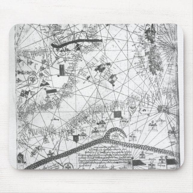 Detail vom katalanischen Atlas, 1375 Mousepad (Vorne)