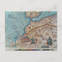 Detail vom katalanischen Atlas, 1375