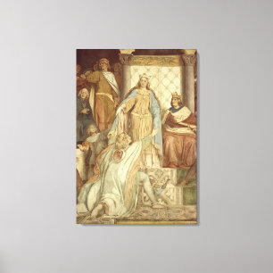 Detail von Der Saengerkreis, Wartburg-Schloss Leinwanddruck