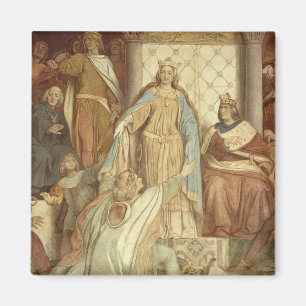 Detail von Der Saengerkreis, Wartburg-Schloss Magnet