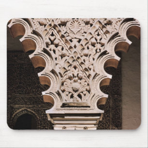 Detail von einem des polylobe wölbt sich von mousepad