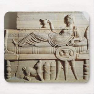 Detail von einem Sarkophag Mousepad