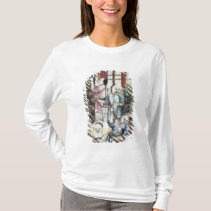 Detail von einem Vase, der die Männer färben Sei T-Shirt