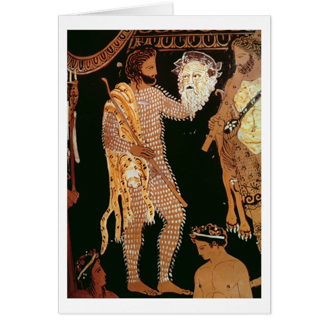 Detail von einer Rotzahl Vase, der einen (Vorne)