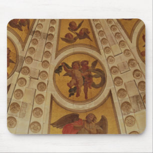 Detail von Engeln von der Haube, errichtet 1635-42 Mousepad