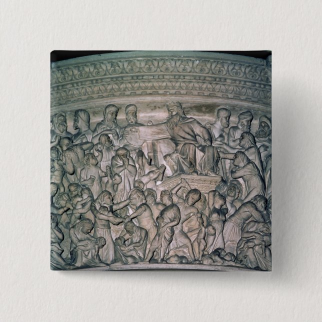 Detail von Kanzel, 1302-10 Button (Vorderseite)