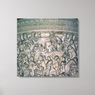 Detail von Kanzel, 1302-10 Leinwanddruck