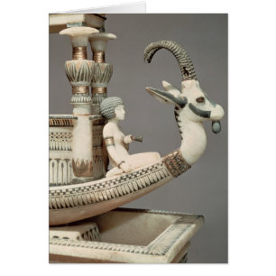 Detail von Prow eines Bootes mit Kopf von Syrian