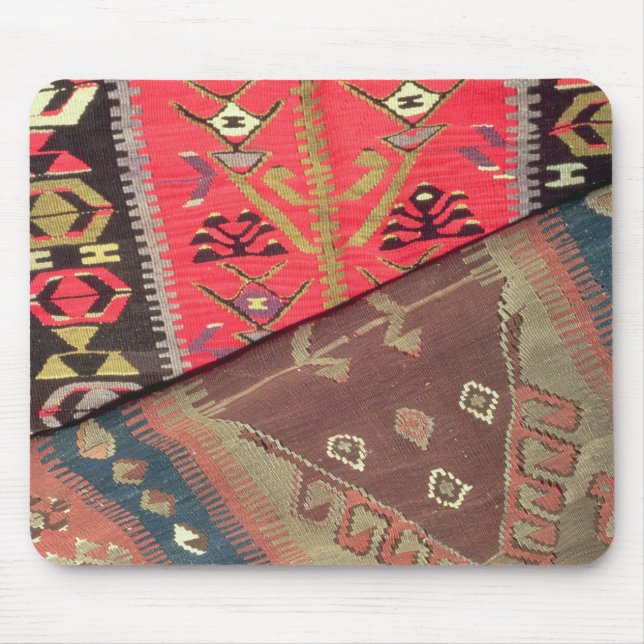 Detail von zwei Gebetsteppichen Mousepad (Vorne)