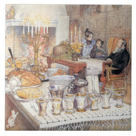 Detail Weihnachtsabend (Traditionelle schwedische  Fliese