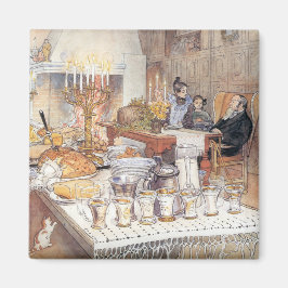 Detail Weihnachtsabend (Traditionelle schwedische  Magnet