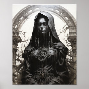 Detail Zombie Nun Modell Body Poster - Da