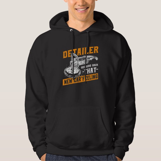 Detailer Auto Detailing New Car Feeling Car Hoodie (Vorderseite)