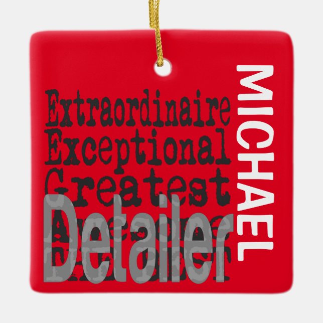 Detailer Extraordinaire CUSTOM Keramikornament (Vorderseite)