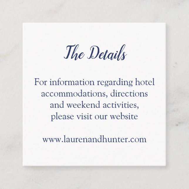 Detailkarte für das Schiff Begleitkarte (Vorderseite)