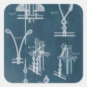 Detailkonzept IV Quadratischer Aufkleber