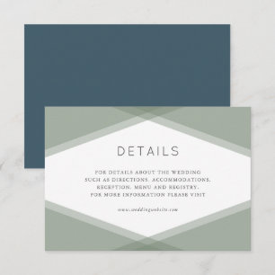 Detaillierte Angaben zu den Layered Geometric und  Begleitkarte