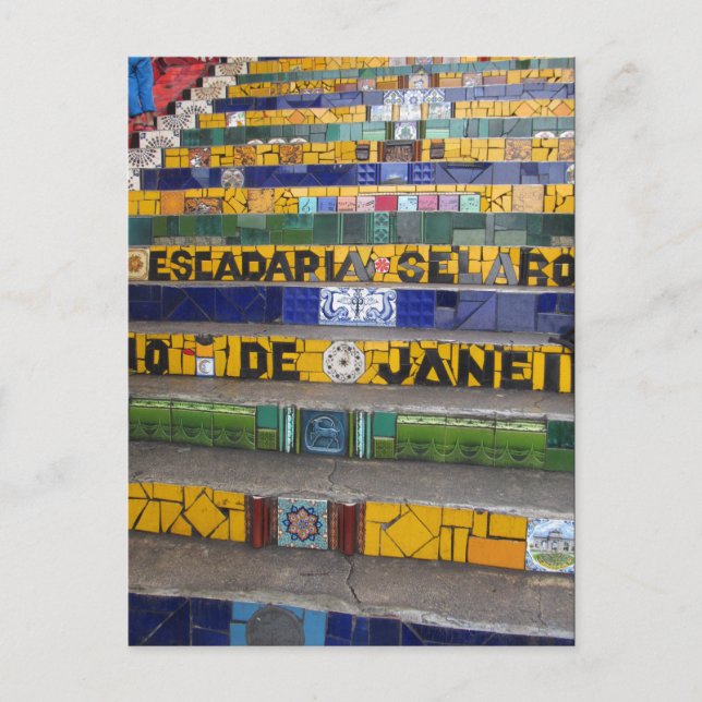 Detaillierte Angaben zu den Riesenschritten Postkarte (Vorderseite)