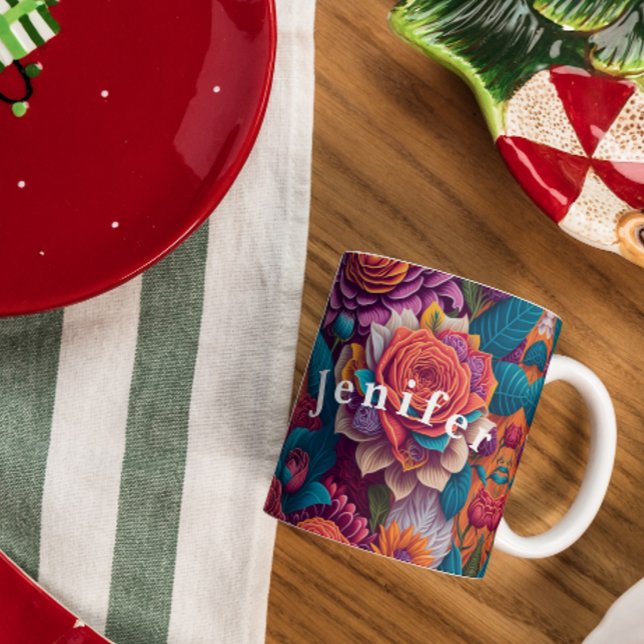 Detaillierte Darstellung von Blume Kaffeezubereitu Tasse (Von Creator hochgeladen)