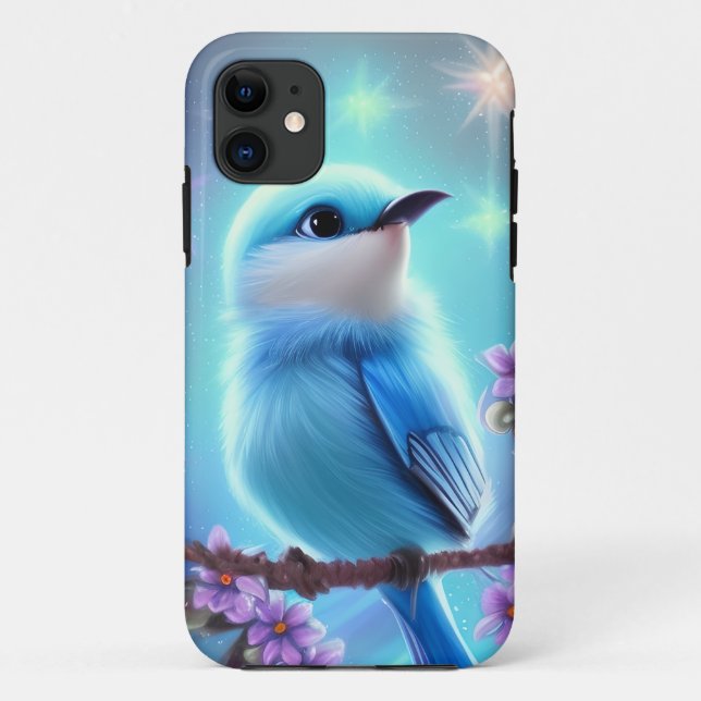 Detaillierte Fantasy Niedlich Kawaii Babyvogel Case-Mate iPhone Hülle (Rückseite)