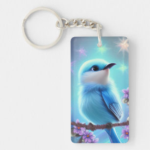 Detaillierte Fantasy Niedlich Kawaii Babyvogel Schlüsselanhänger
