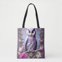 Detaillierte Fantasy Owl auf einem Thornbett