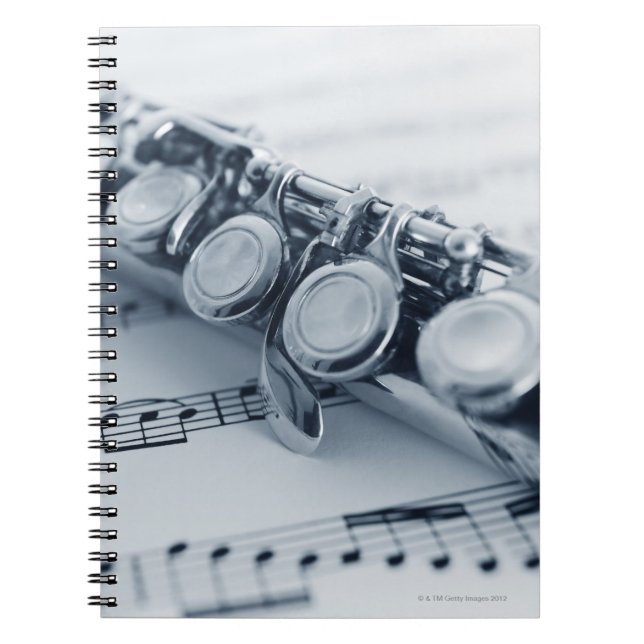 Detaillierte Flute Notizblock (Vorderseite)
