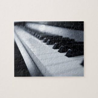 Detaillierte Klaviertasten Puzzle