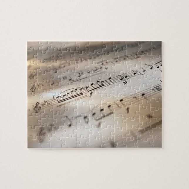 Detaillierte Noten Puzzle (Horizontal)