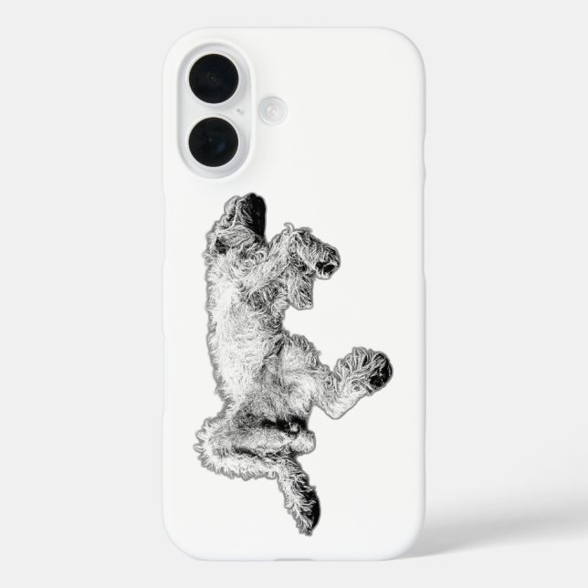 Detaillierte Spinone Feeling Good Hülle für iPhone (Rückseite)