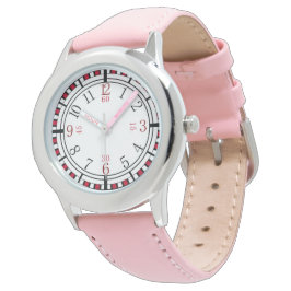 Detaillierte Uhr in verschiedenen Farben